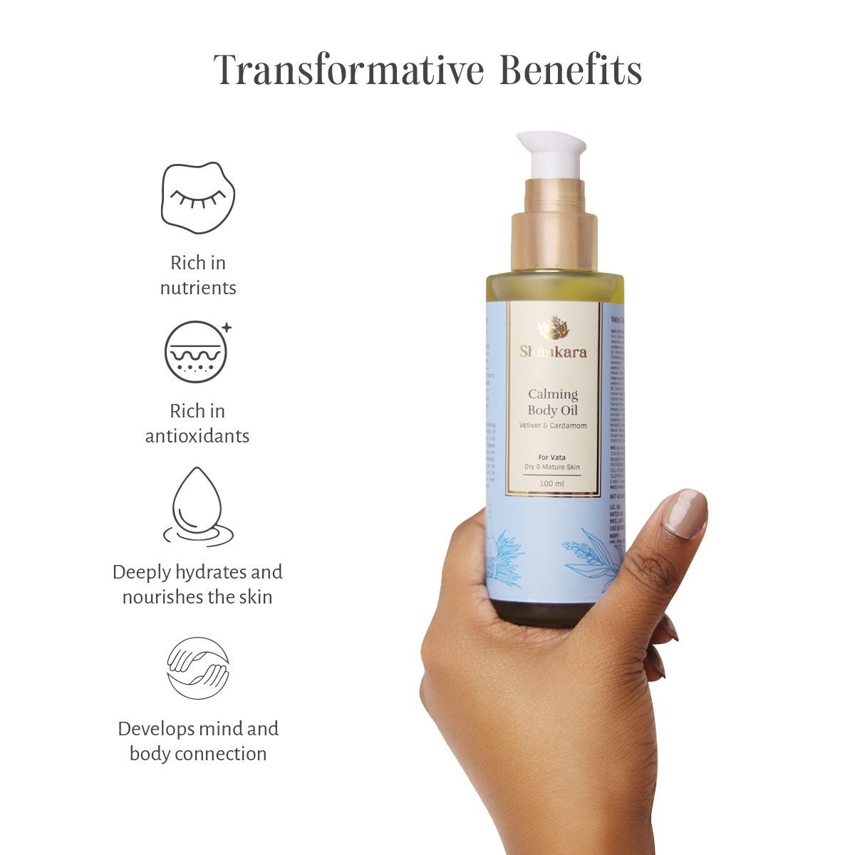 Calming Body Oil, by Shankara - 100 ml 100ml