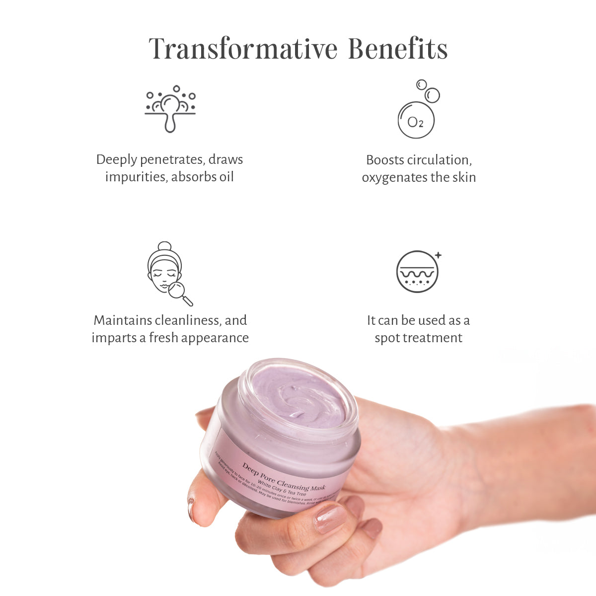 Deep Pore Cleansing Mask, by Shankara - 50 ml 50ml