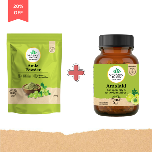 Amalaki Capsules & Organic Amla Powder Combo