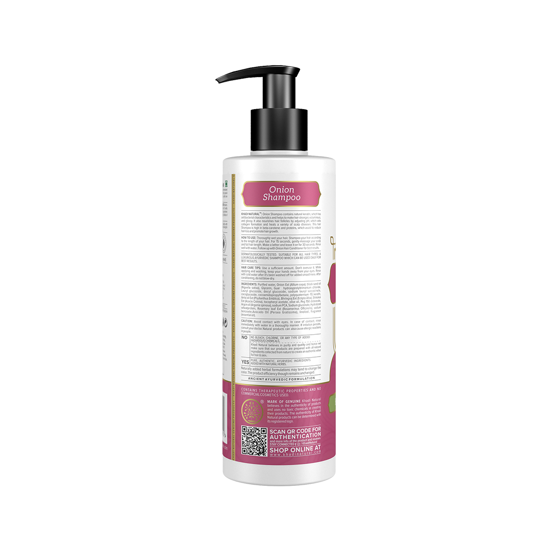 Onion Shampoo For Hair Fall Control SLS & Paraben Free 650ml