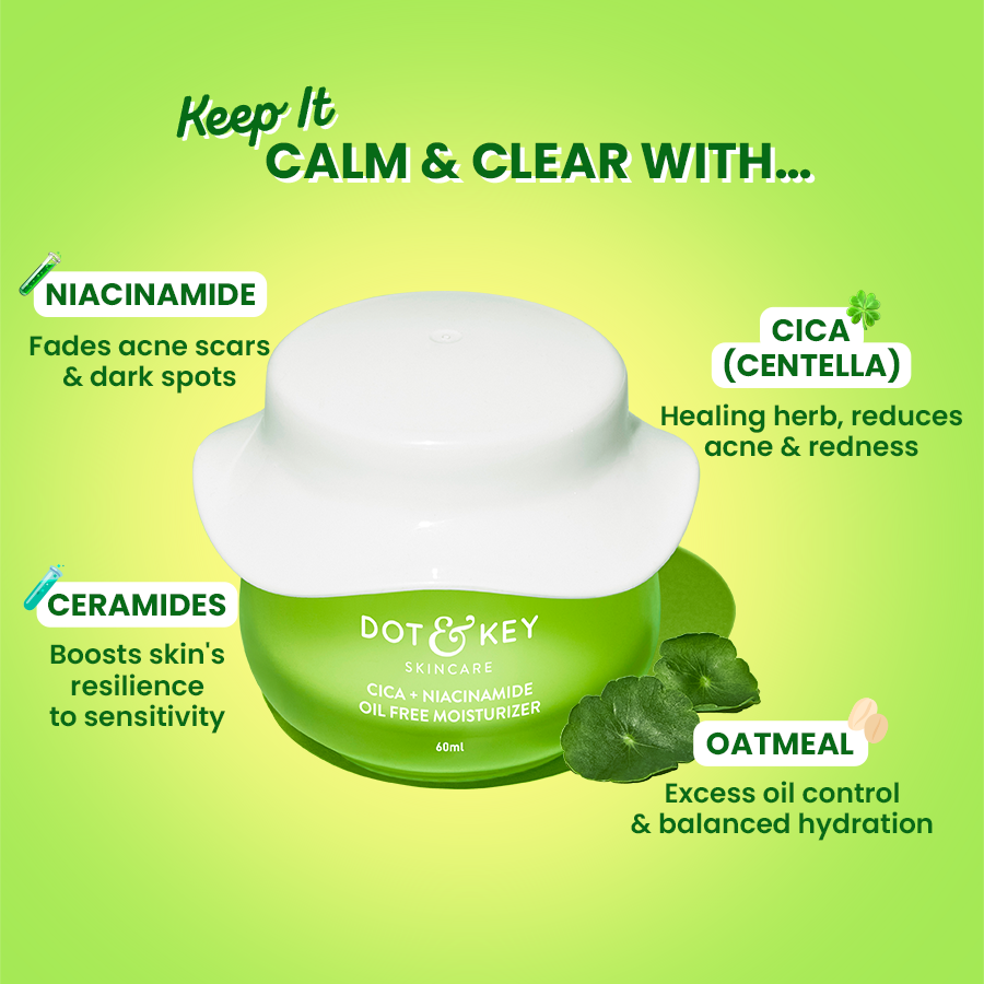 Cica (Centella) + Niacinamide Oil Free Moisturizer 50g