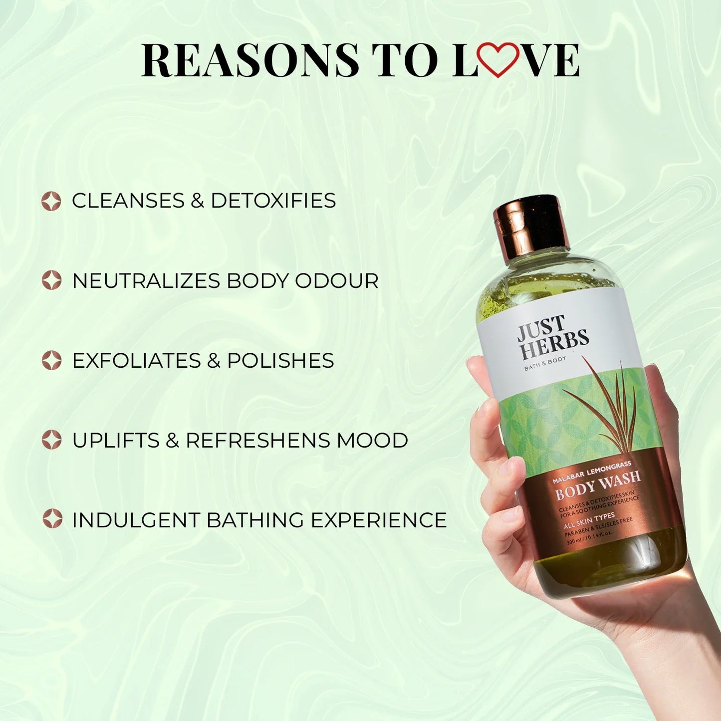 Malabar Lemongrass Body Wash 300ml