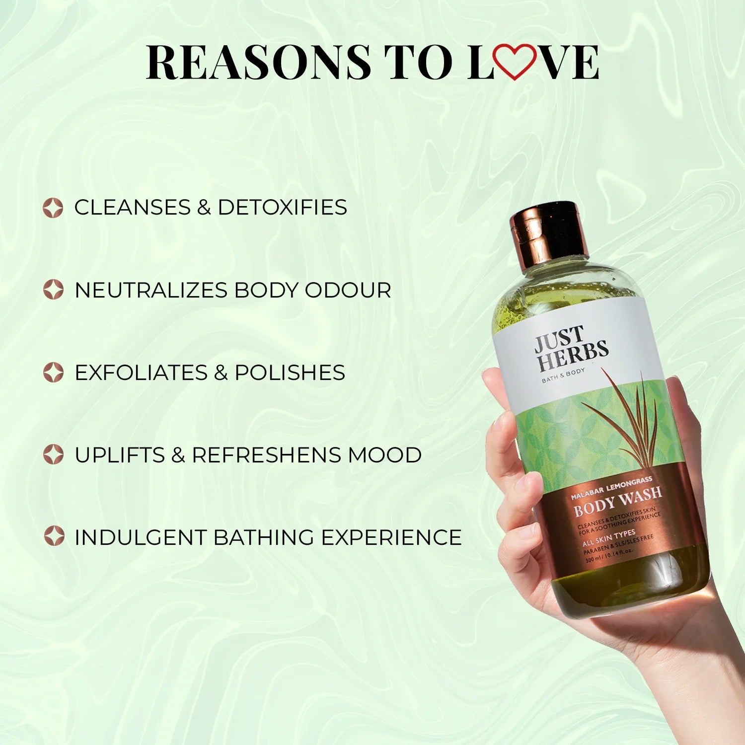 Malabar Lemongrass Body Wash 300ml