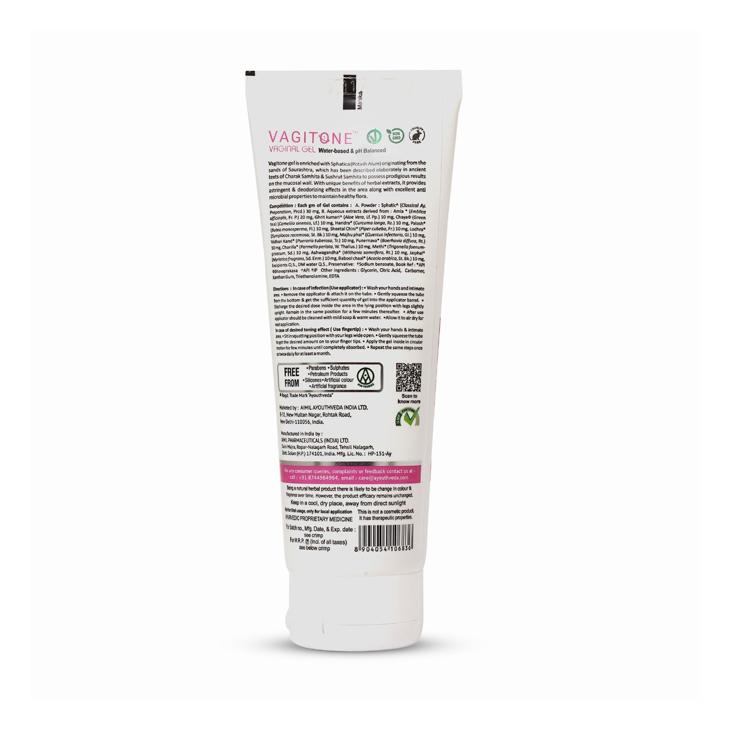 Vagitone Vaginal Gel With Dual formula- (Net Qty-50gm) 50gm