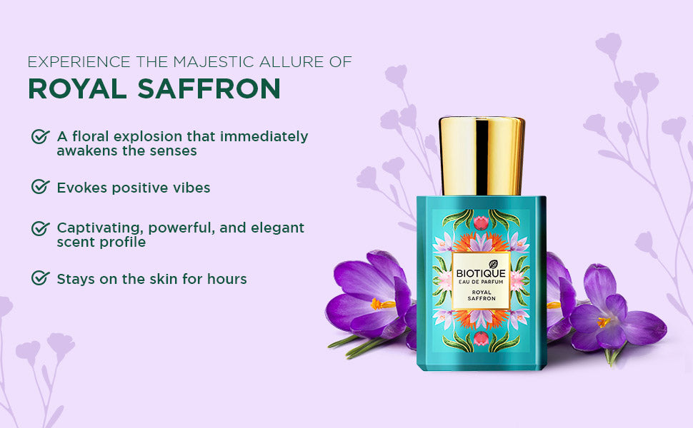 BIOTIQUE ROYAL SAFFRON Eau De Parfum 50ml