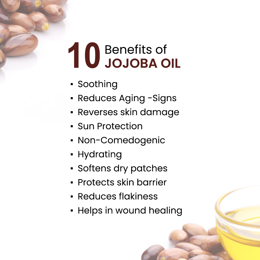 Jojoba Body Oil - Anti-Ageing, Anti-Acne, Deep Moisturizing For Glowing Skin; Non-Sticky, Quick-Absorbing 400ml