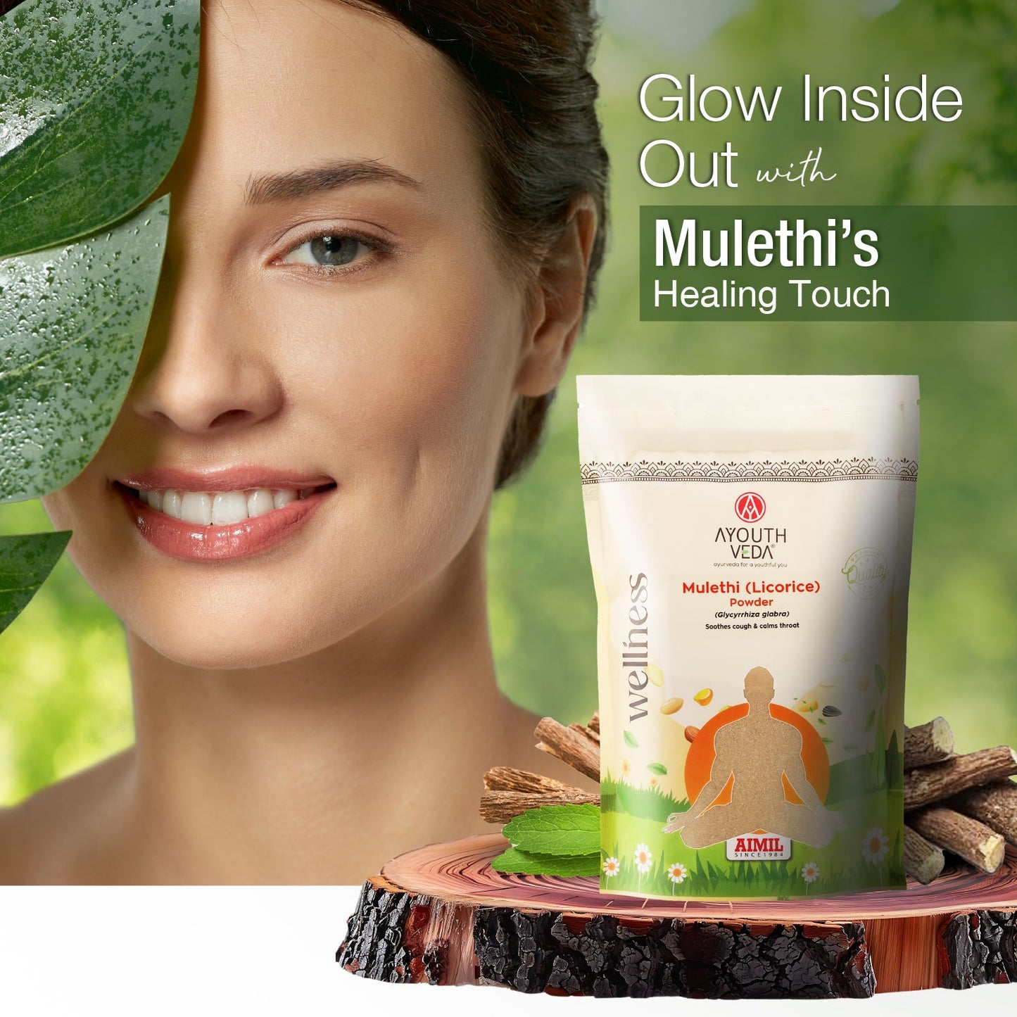 Mulethi (Liquorice) Powder- For Respiratory and Digestive Wellness Net Qty: 200g 200g