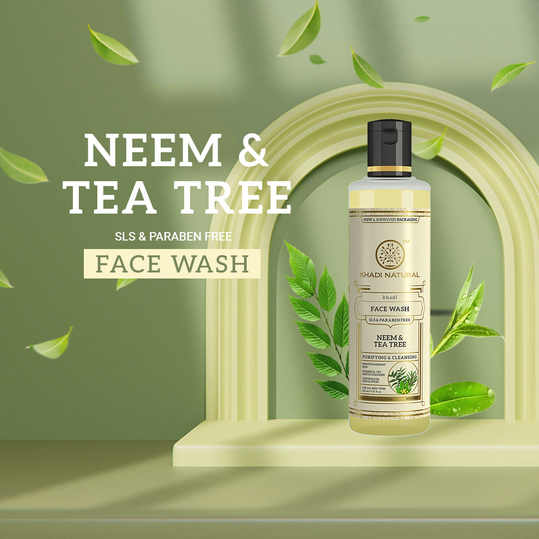 Neem & Tea Tree Face Wash SLS & Paraben Free 210ml