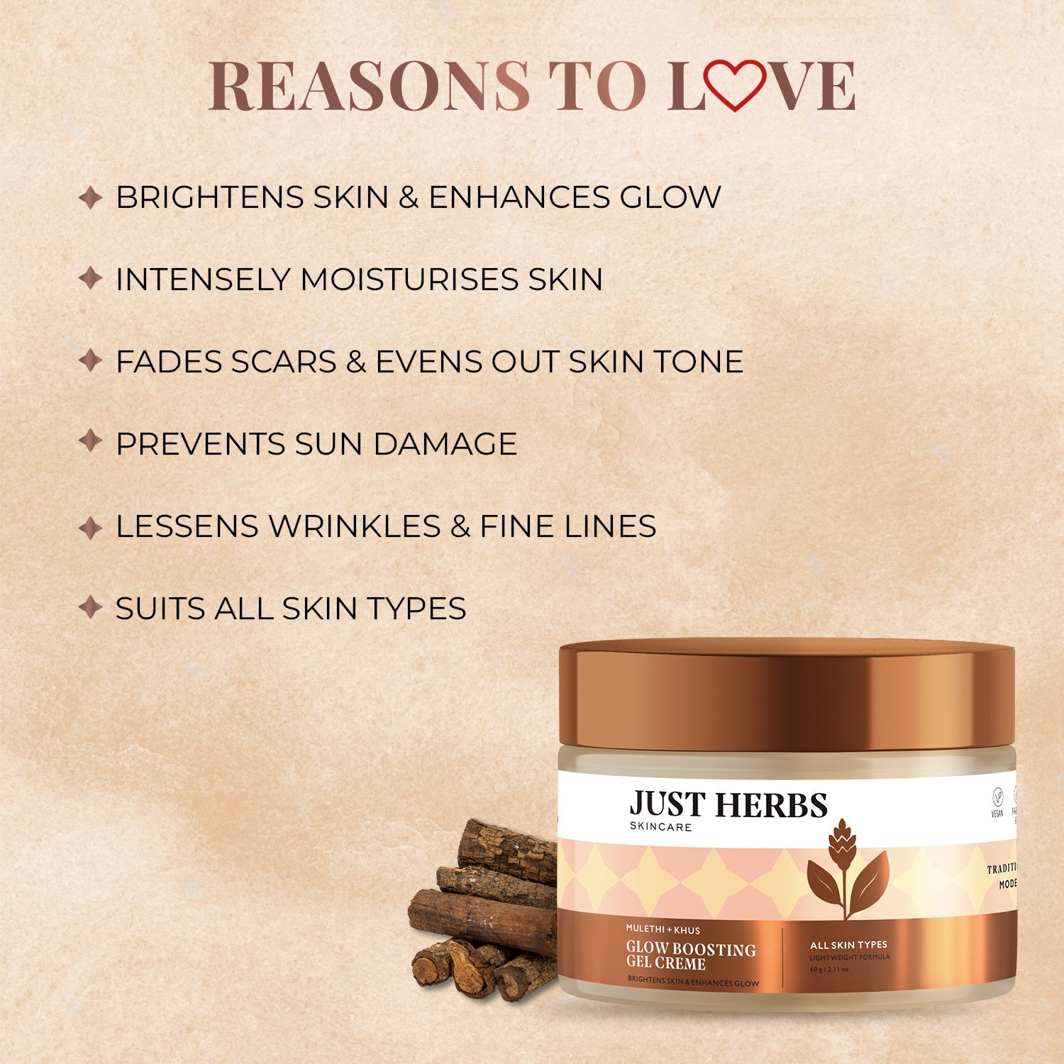 Glow Boosting Gel Creme with Mulethi and Khus / Fair'e 60g