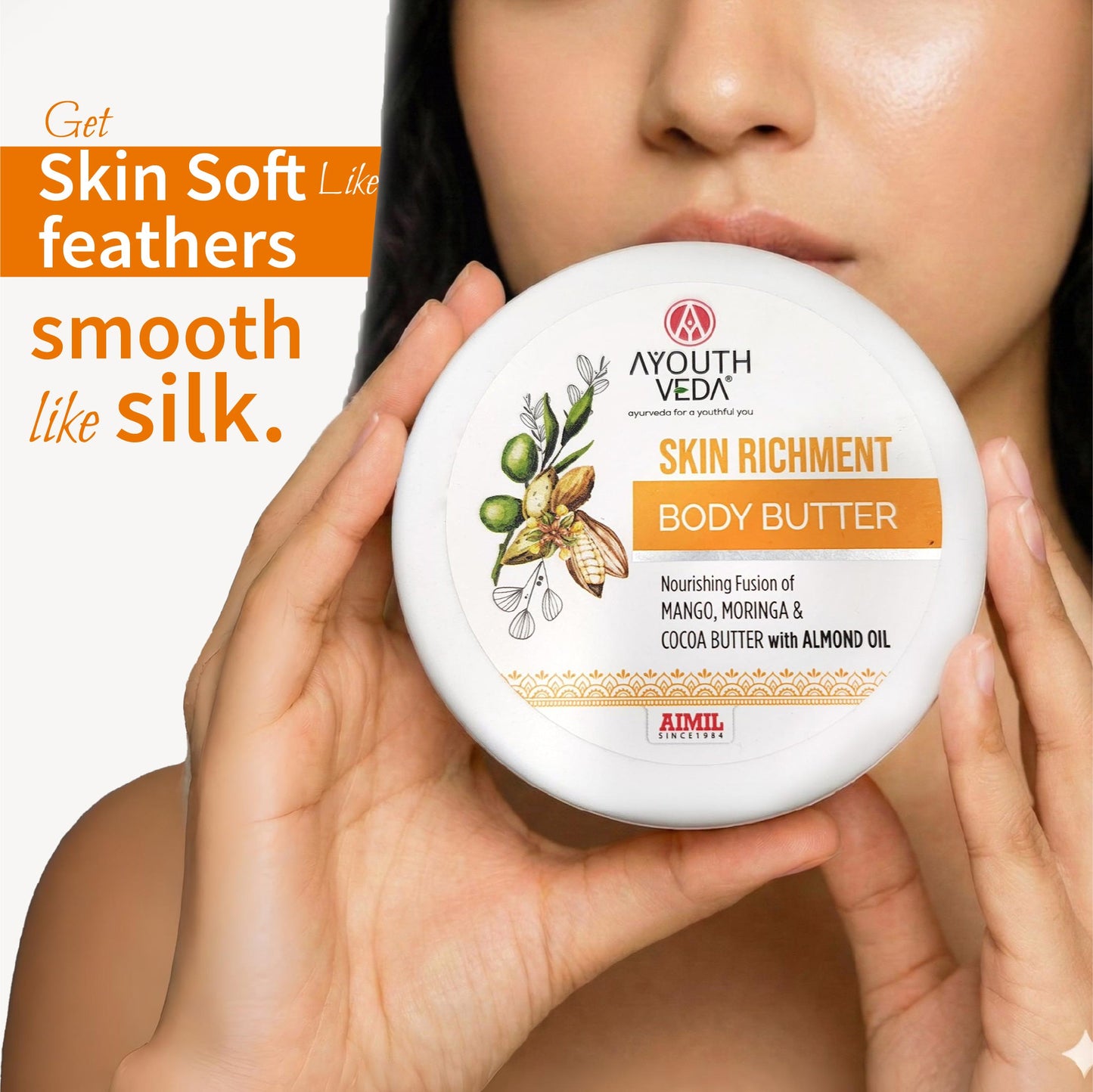 Skin Richment Body Butter with Mango and Cocoa Butter for Moisturized & Super Soft Skin Net qty.- 200 g 200g