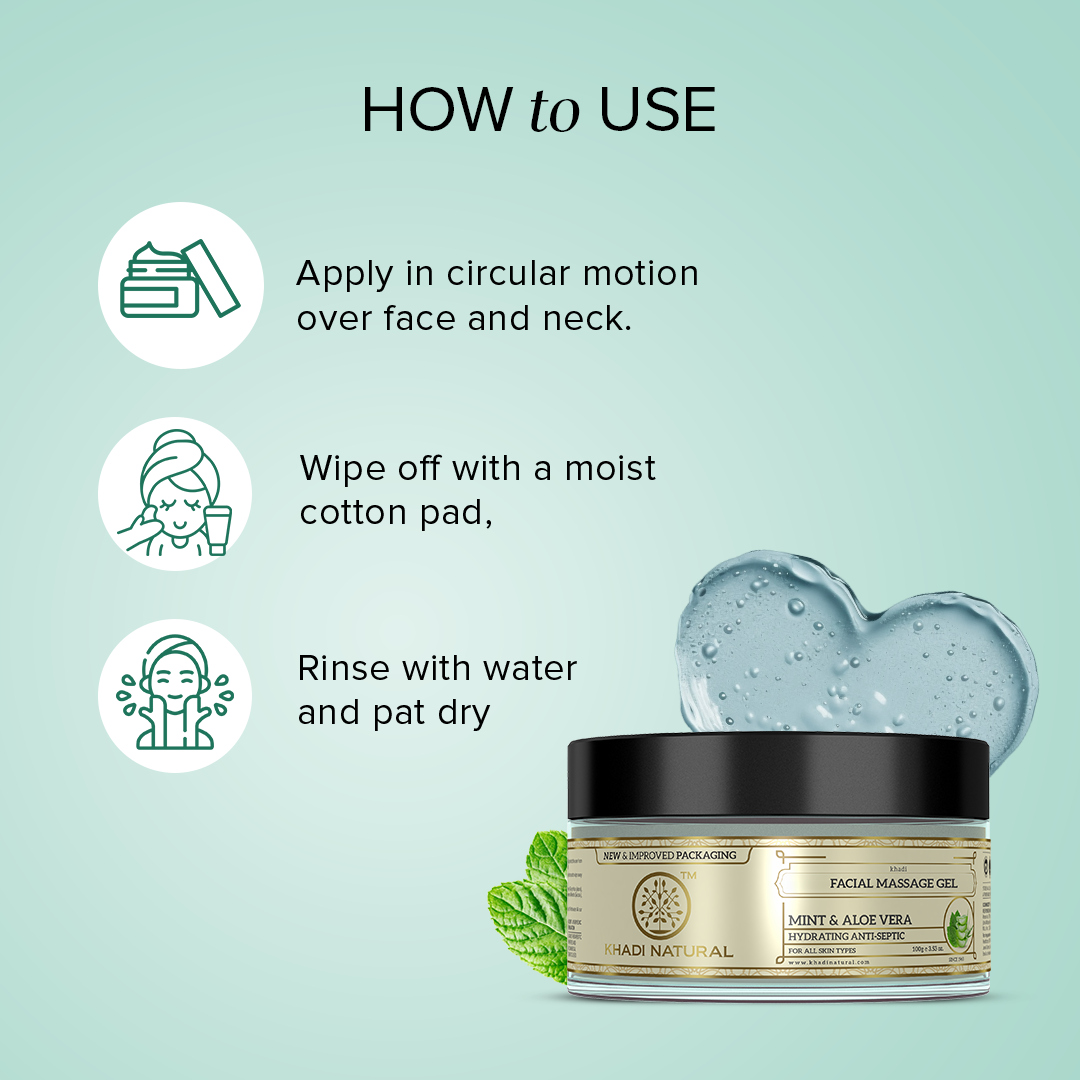 Mint & Aloevera Face Massage Gel 100gm