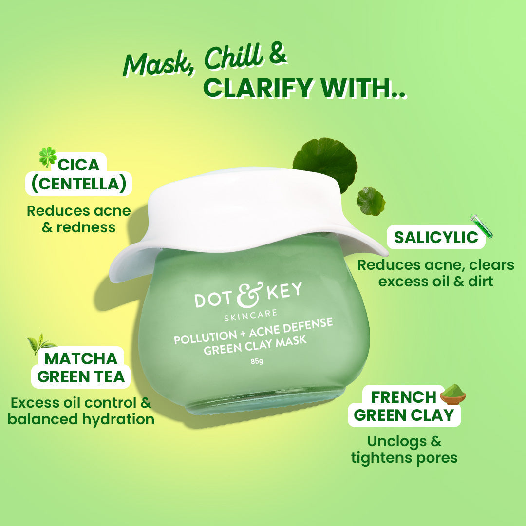 Cica & Salicylic French Green Clay Face Mask 85g