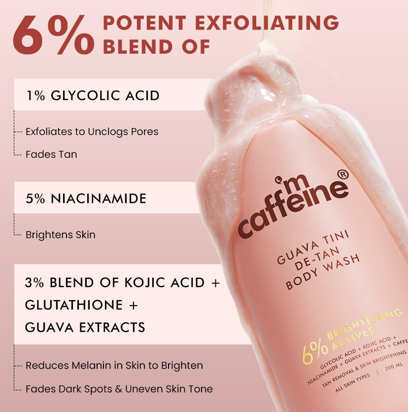 De-Tan & Exfoliating Body Washes (Set of 4)