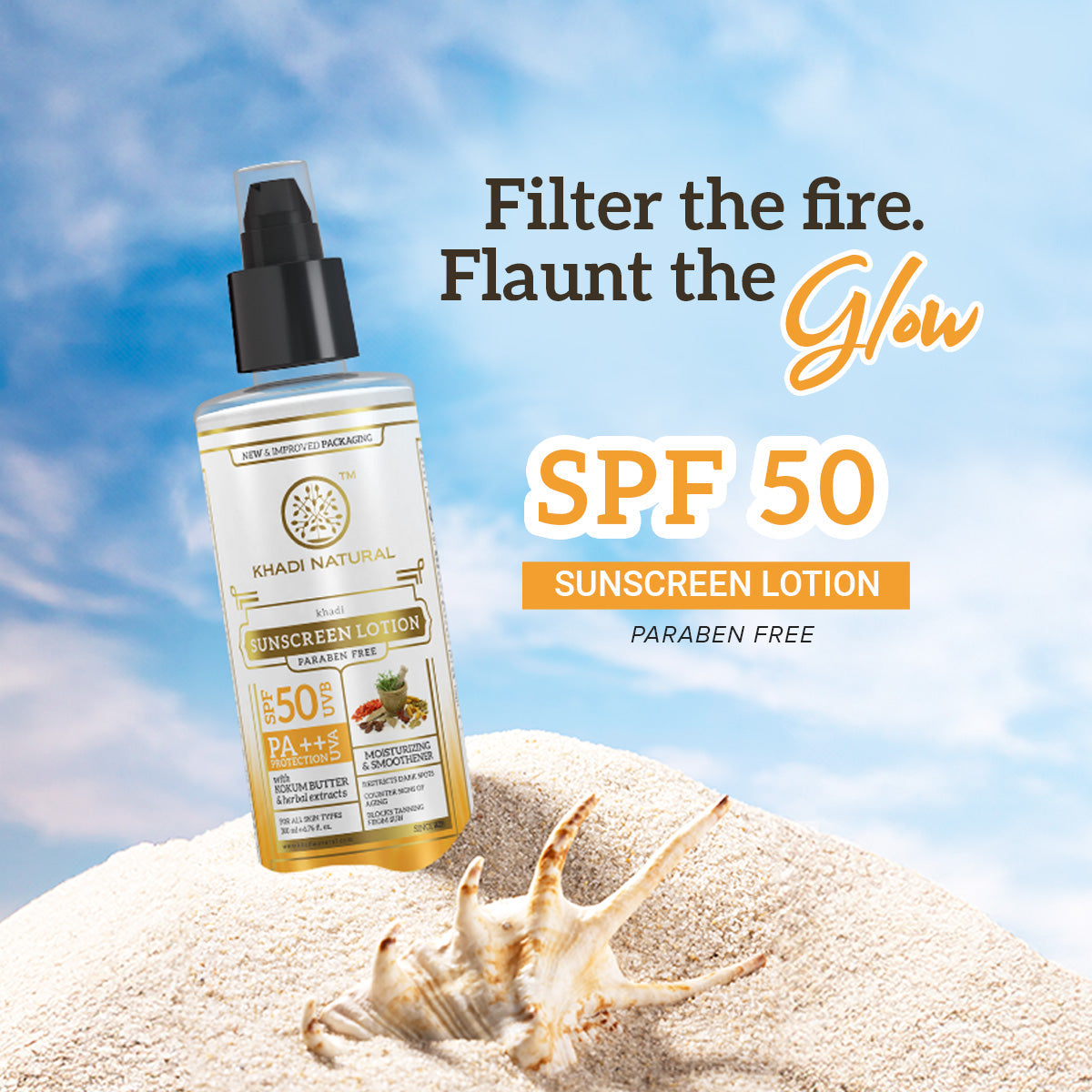 Sunscreen Moisturising Lotion - SPF 50 100ml