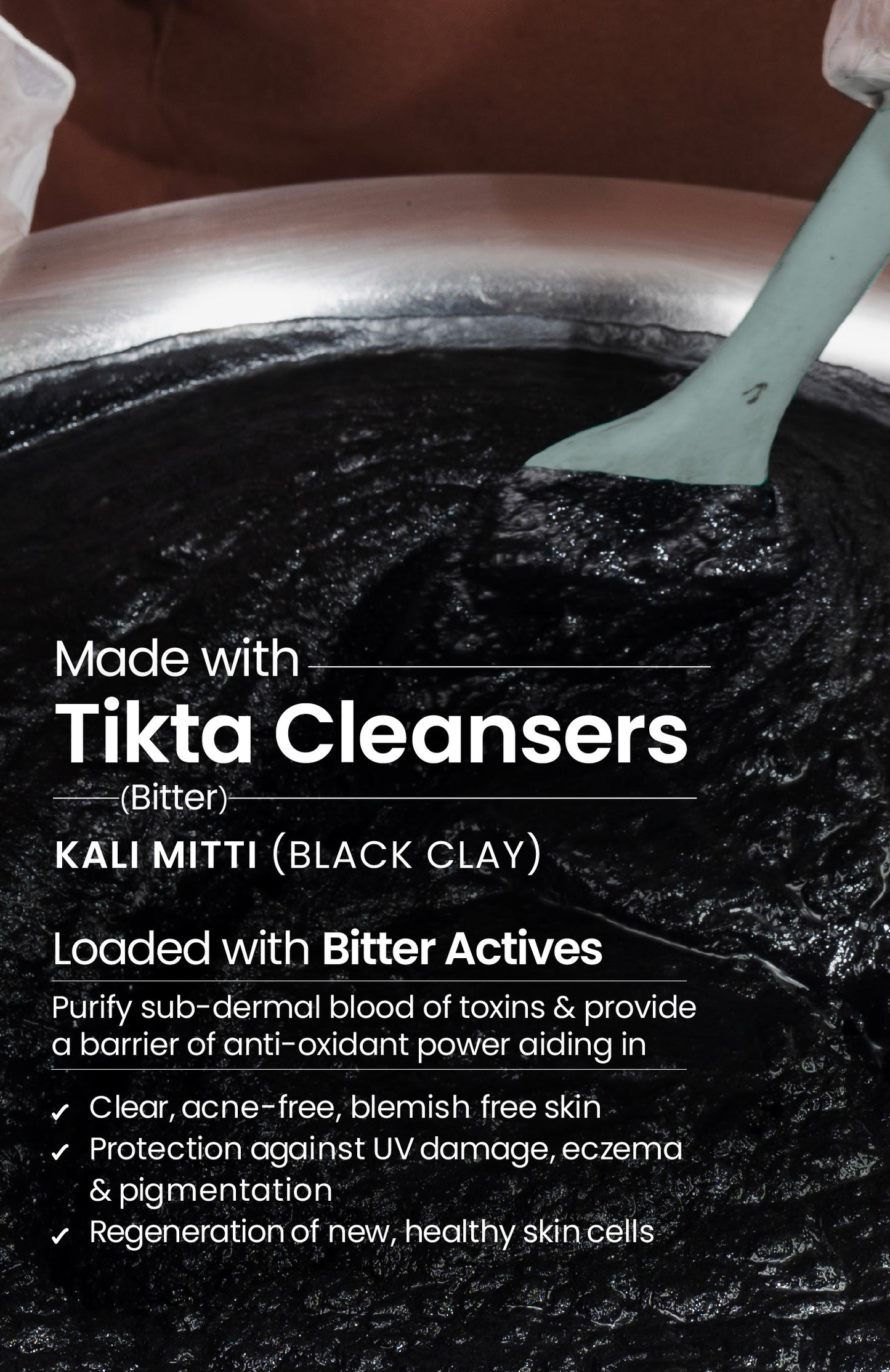 Kali Mitti Oil Control, Anti-Pollution Tikta Facewash 100g × 2パック