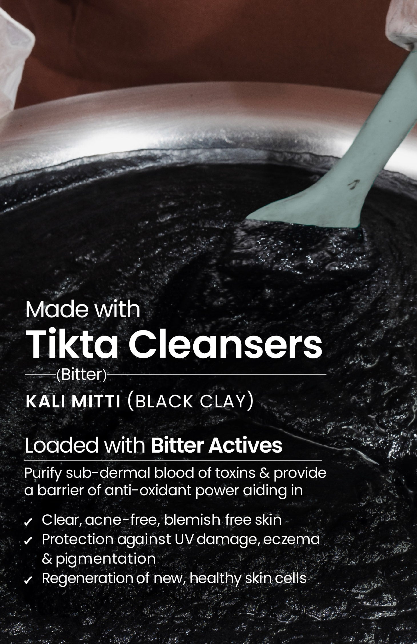 Kali Mitti Oil Control, Anti-Pollution Tikta Facewash 100g × 2パック