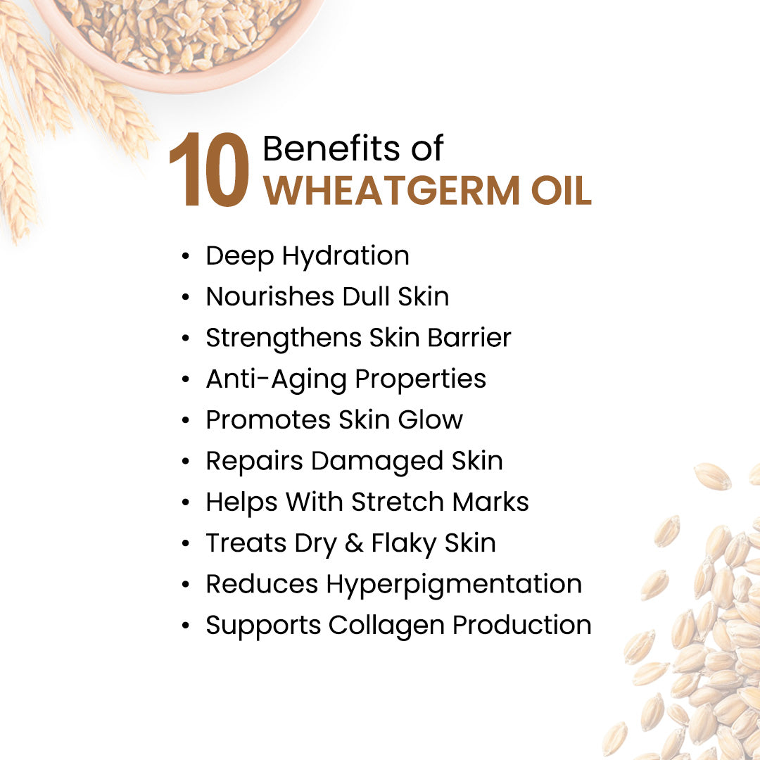 Wheatgerm Body Oil - Protecting, Deep Moisturizing, Repairing, Nourishing; Non-Sticky, Quick-Absorbing 400ml