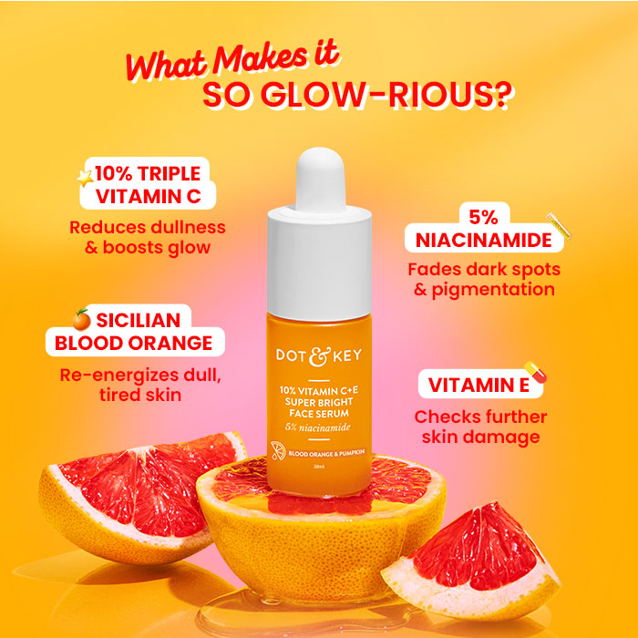 10% Vitamin C + E Face Serum with 5% Niacinamide 20ml