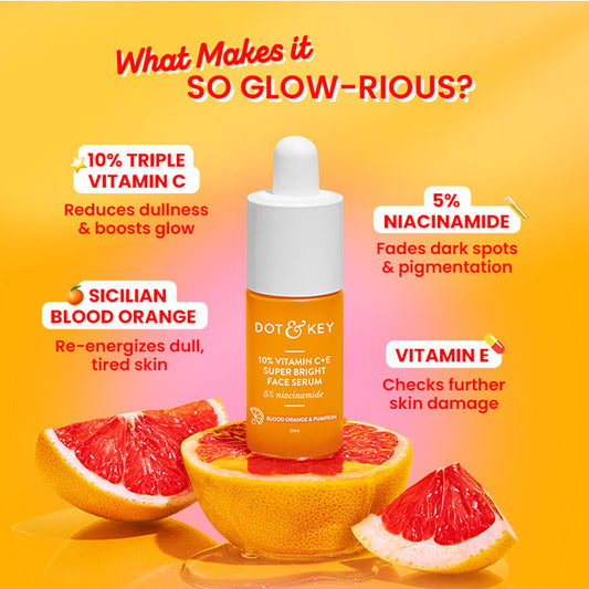 10% Vitamin C + E Face Serum with 5% Niacinamide 20ml