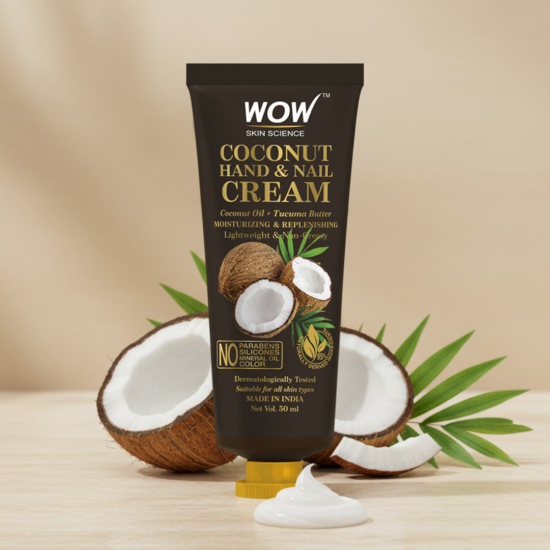 【WOW Skin Science】Coconut Hand & Nail Cream｜ココナッツ ハンド＆ネイルクリーム｜50ml