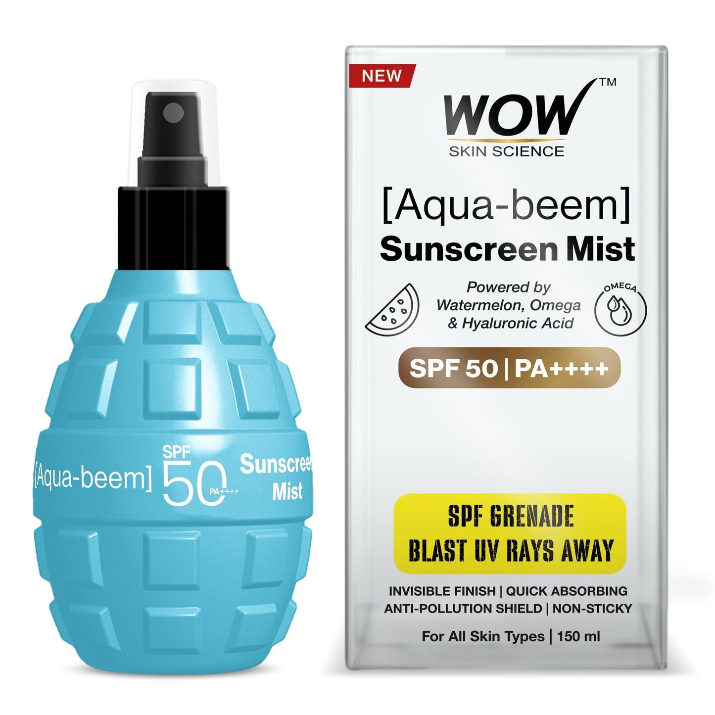 Sunscreen Mist SPF 50 PA++++ Effortless Sun Protection 150ml