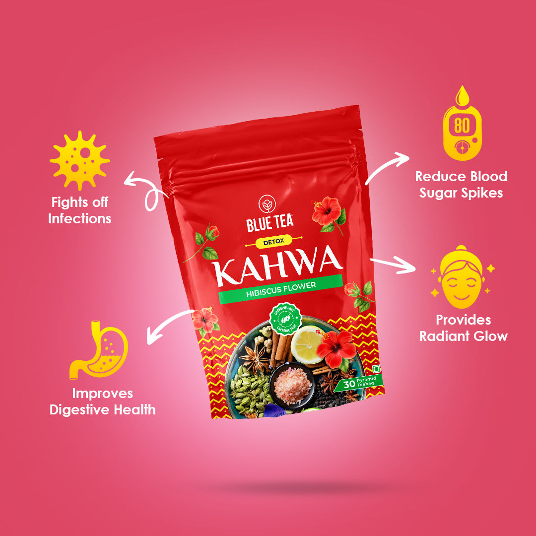 Detox Kahwa combo Pack - 60 PTB | 30 Teabags Each 30 Tea Bags