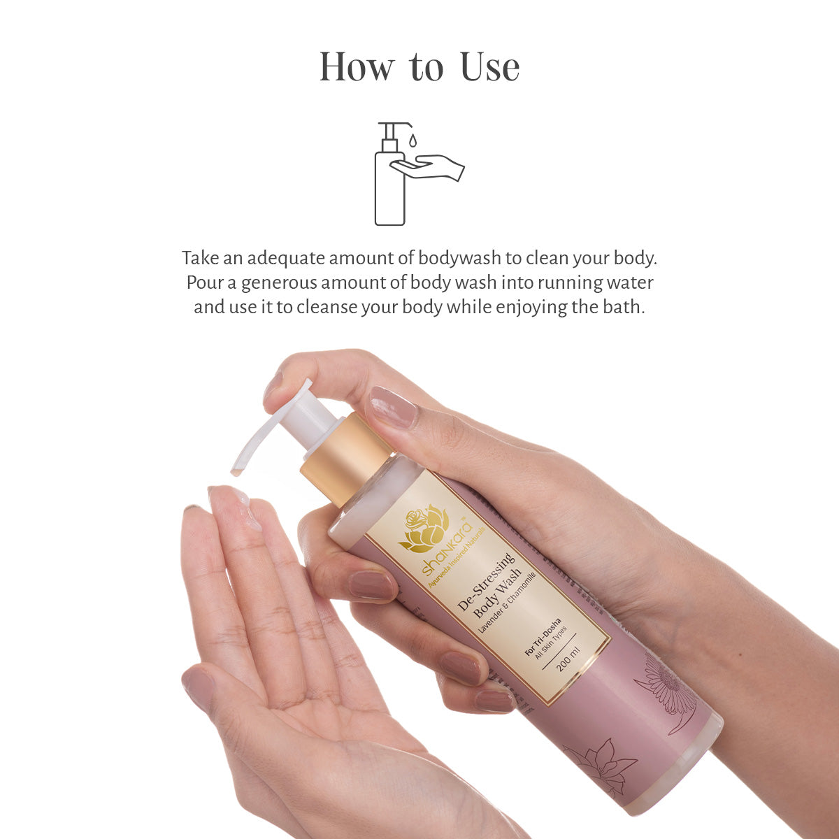 De-Stressing Body Wash, by Shankara - 200 ml 200ml