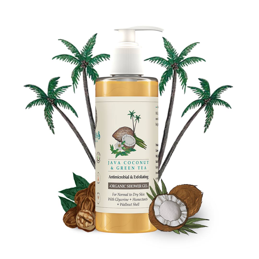 Java Coconut & Green Tea Exfoliating Shower Gel 200ml