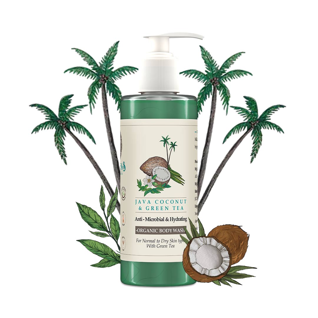 Java Coconut & Green Tea Hydrating Shower Gel Green Tea 200ml