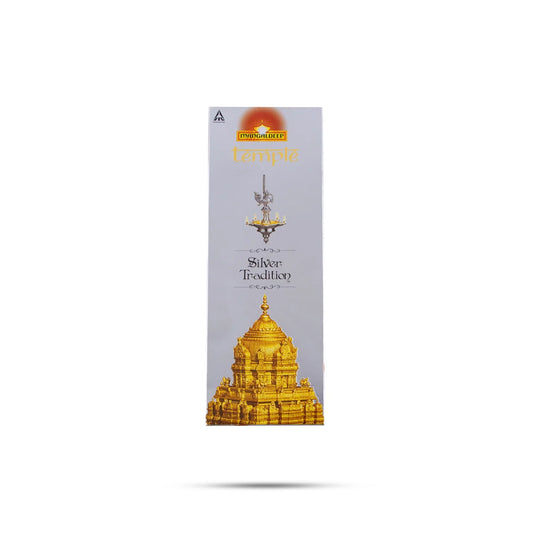 Temple Silver Tradition Incense Sticks - 70 Sticks | Agarbatti/ Agarbathi for Pooja 70本