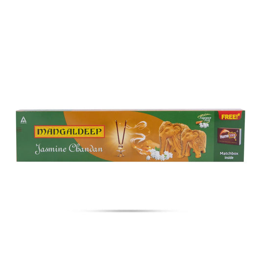 Jasmine Chandan Agarbatti - 76 Sticks | Incense Sticks/ Agarbathi for Pooja 76本