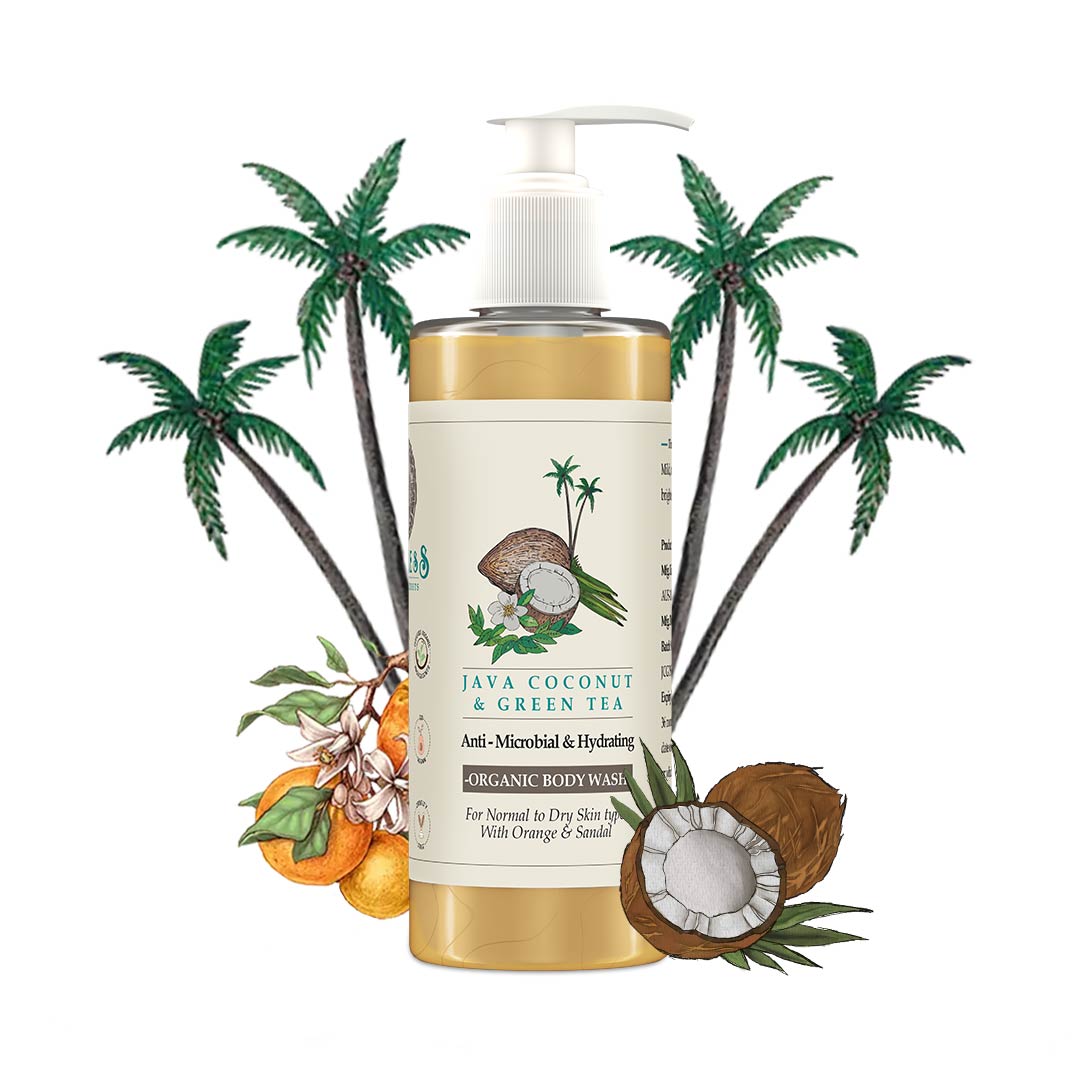 Java Coconut & Green Tea Hydrating Shower Gel Orange & Sandal 200ml