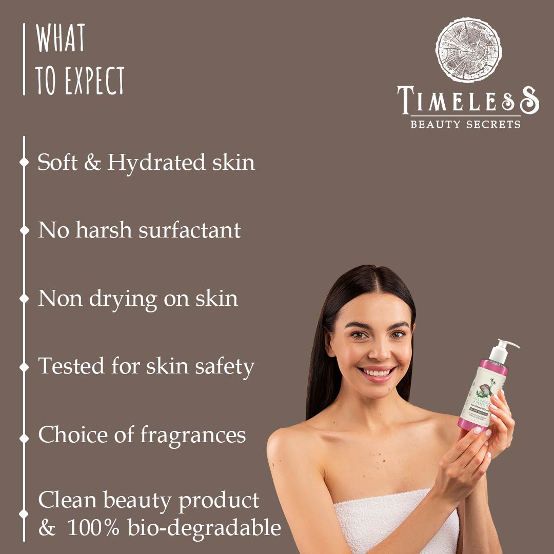 Java Coconut & Green Tea Hydrating Shower Gel Rose & Vanilla 200ml