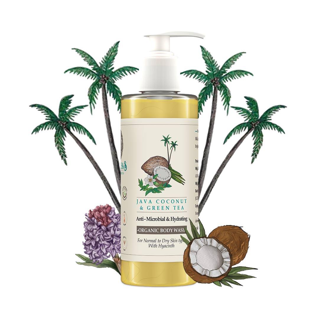 Java Coconut & Green Tea Hydrating Shower Gel Hyacinth 200ml