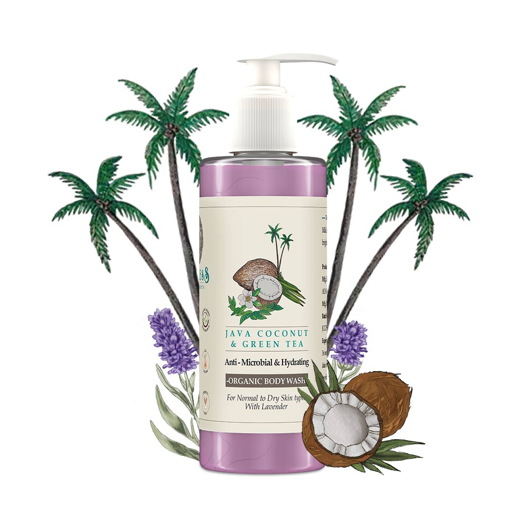 Java Coconut & Green Tea Hydrating Shower Gel Lavender 200ml