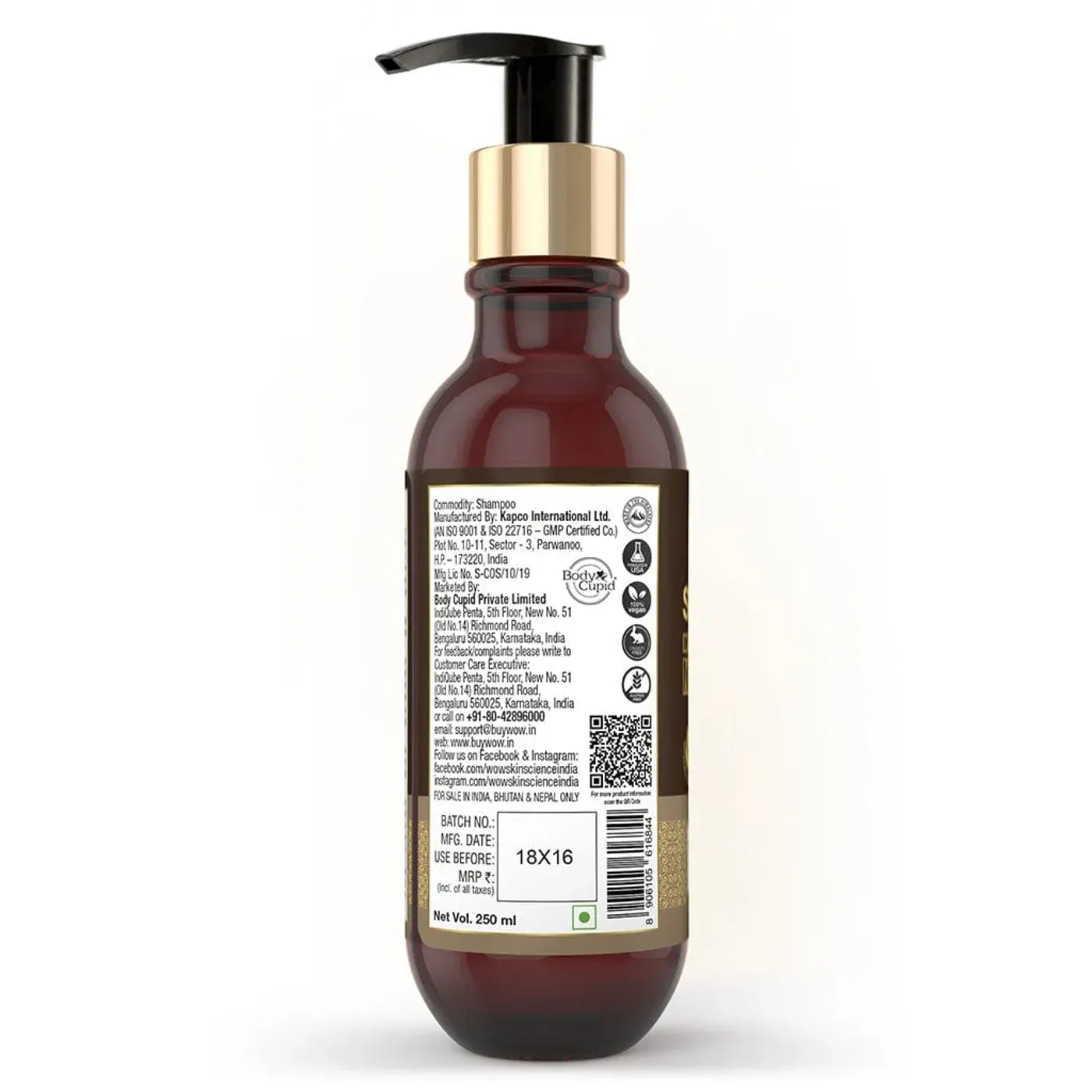 Wow Skin Science Coconut Milk Shampoo 2