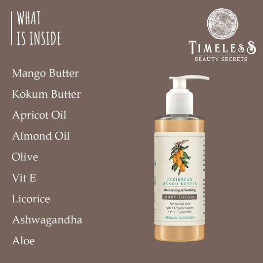 Caribbean Mango Butter Body Lotion Musk 100ml