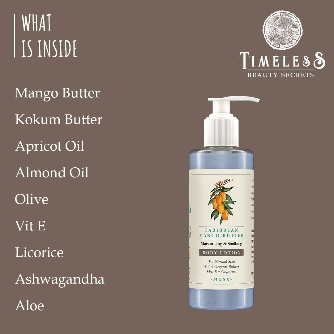 Caribbean Mango Butter Body Lotion - Jumbo Pack Musk 500ml