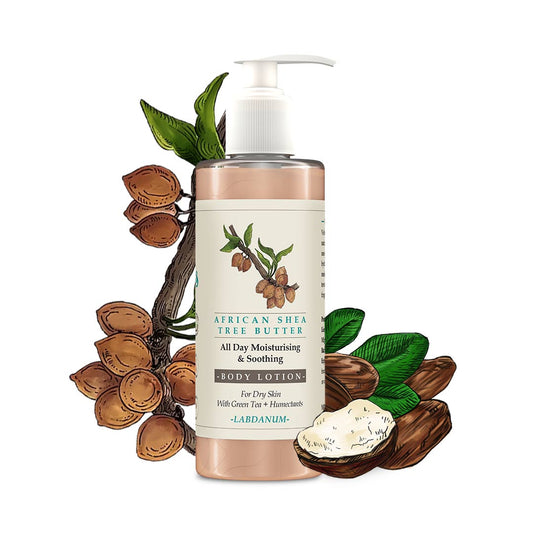 African Shea Tree Butter Body Lotion Labdanum 200ml