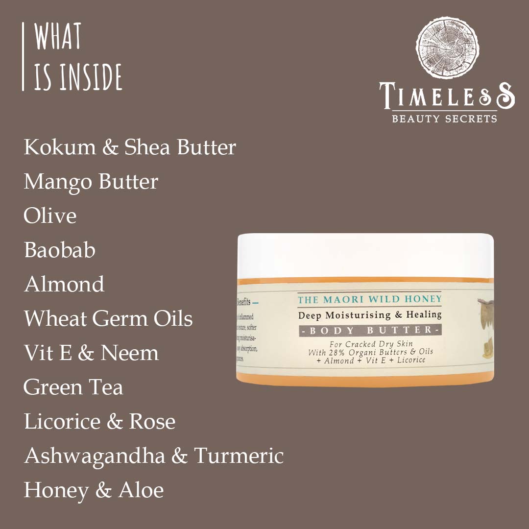 Wild Honey Body Butter with Vit E 100g
