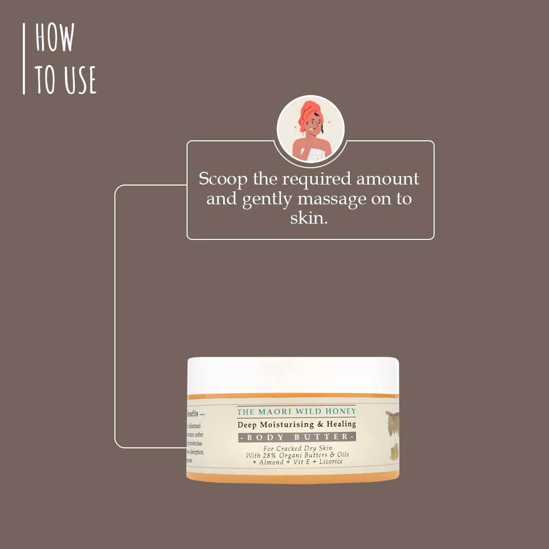 Wild Honey Body Butter with Vit E 200g