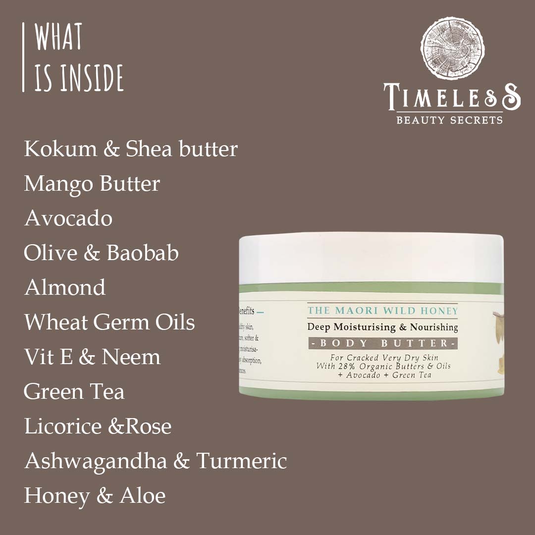 Wild Honey Nourishing Body Butter with Avocado 200g