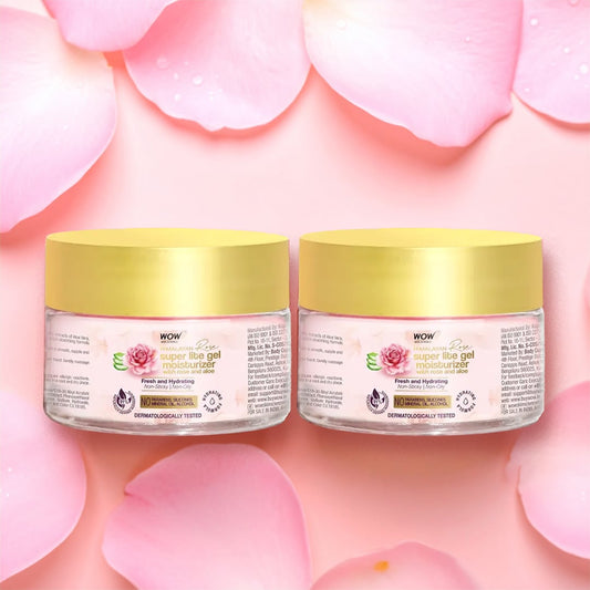 Himalayan Rose Aloe Gel Moisturizer Restores & Hydrates Skin 50ml