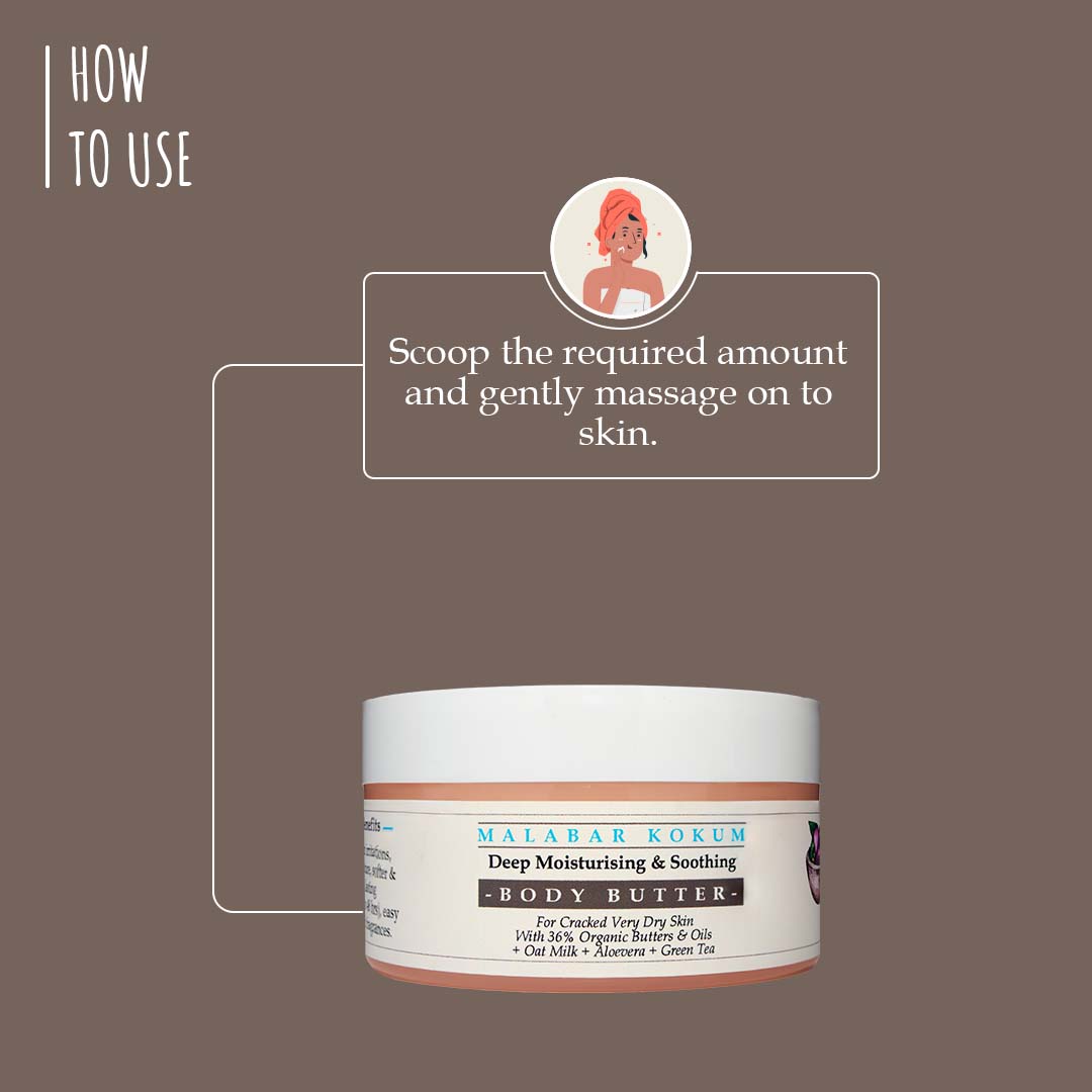 Malabar Kokum Soothing Body Butter with Oat Milk 100g