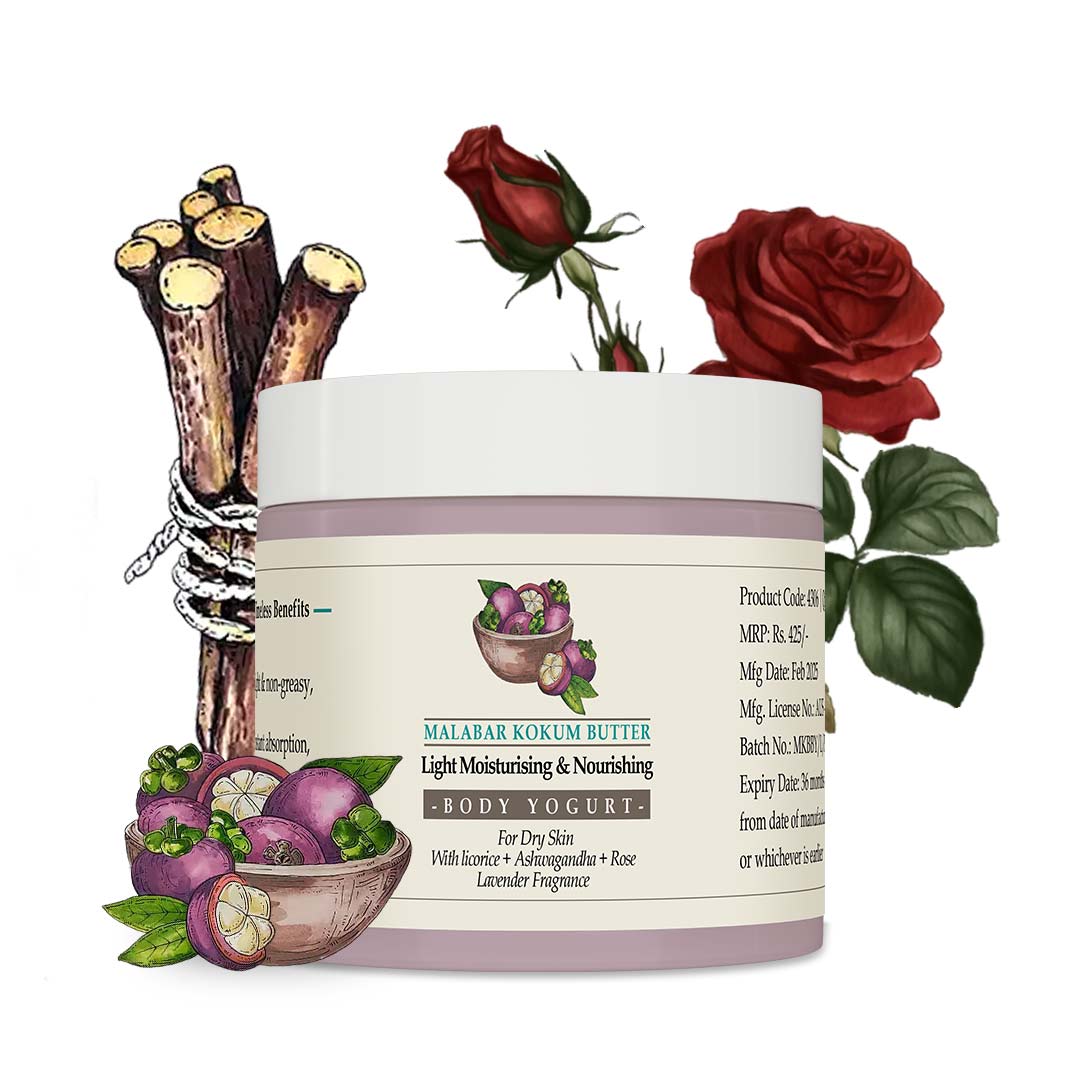 Malabar Kokum Light Moisturising Body Yoghurt Lavender 100g