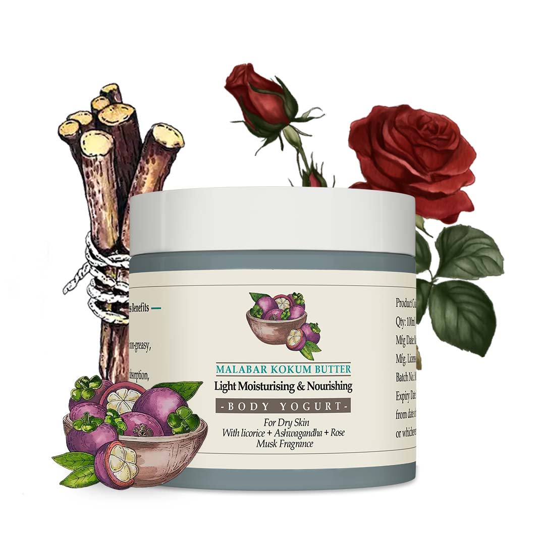 Malabar Kokum Light Moisturising Body Yoghurt Musk 100g