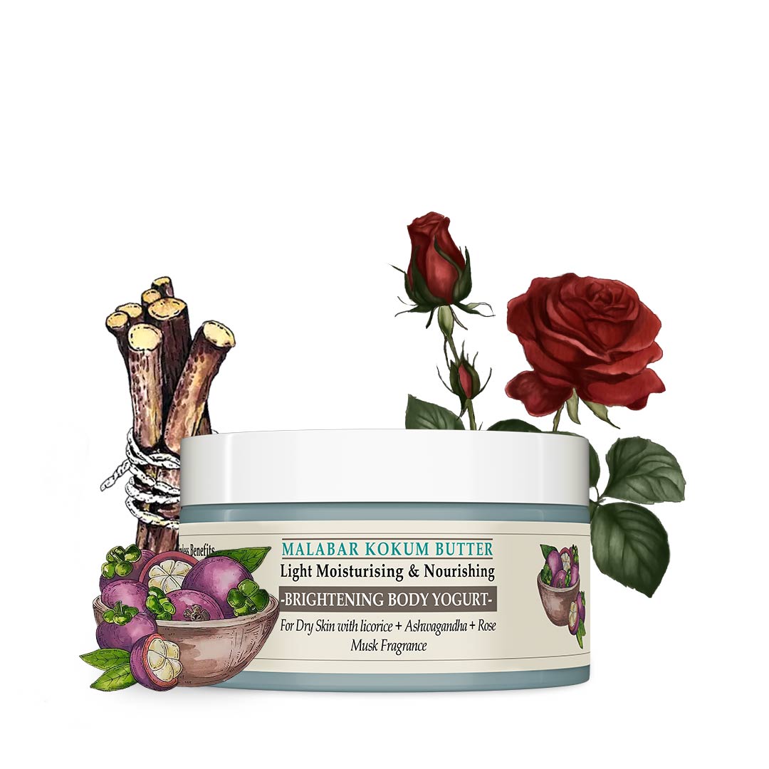 Malabar Kokum Light Moisturising Body Yoghurt Musk 200g