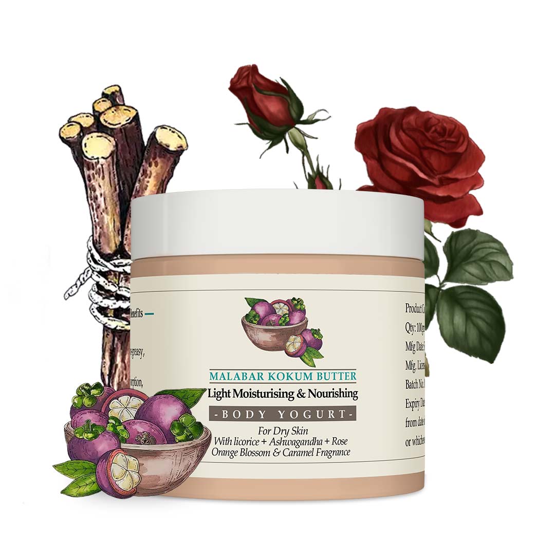 Malabar Kokum Light Moisturising Body Yoghurt Orange & Caramel 100g