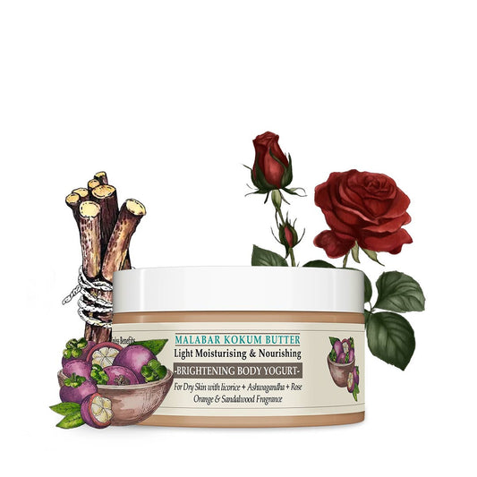 Malabar Kokum Light Moisturising Body Yoghurt Orange & Caramel 200g