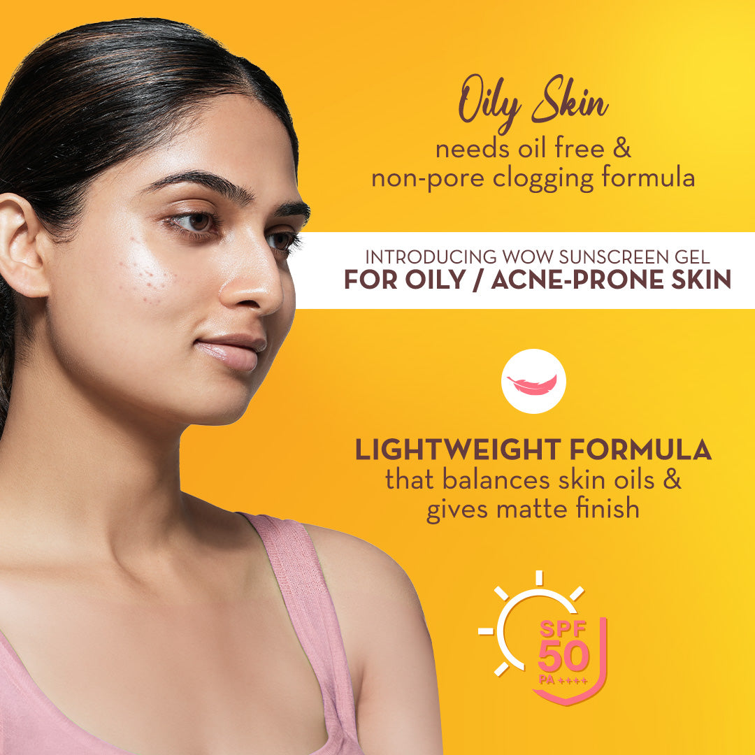 Sunscreen Gel Spf 50 Oily Skin 50ml